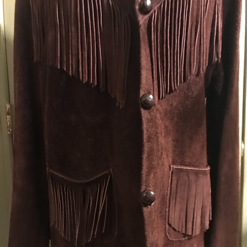 Suede Leather Jacket - image 2